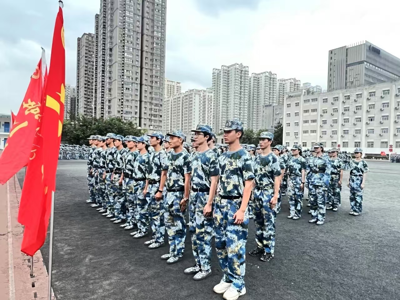民航学院军训专辑-民用航空学院_西安航空学院